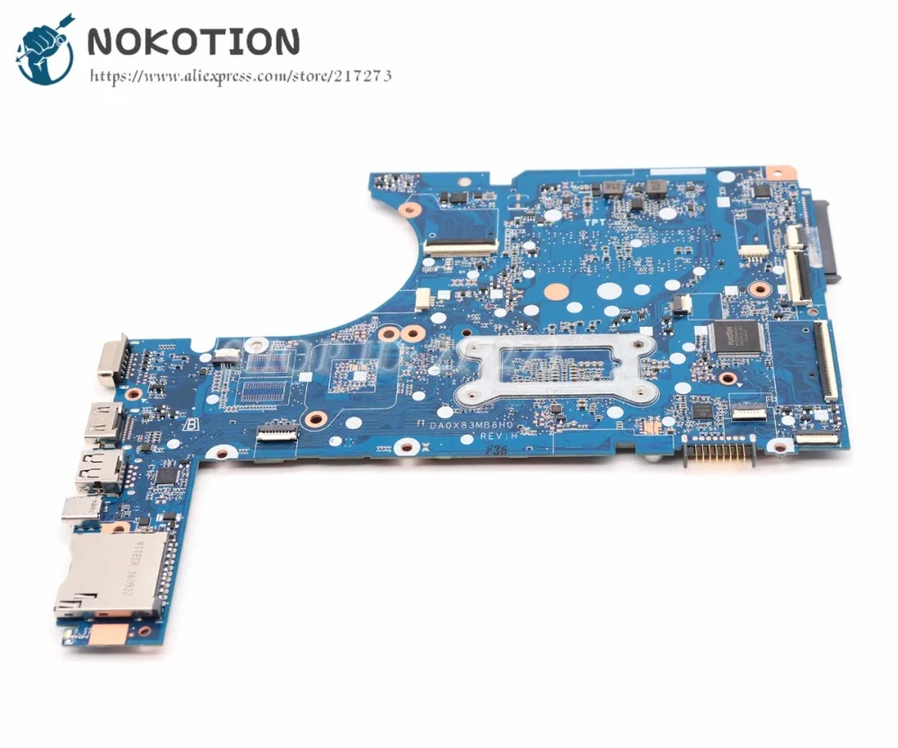 Материнская плата NOKOTION для ноутбука HP 450 G4 470 основная DA0X83MB6H0 SR2ZU i5 7200U