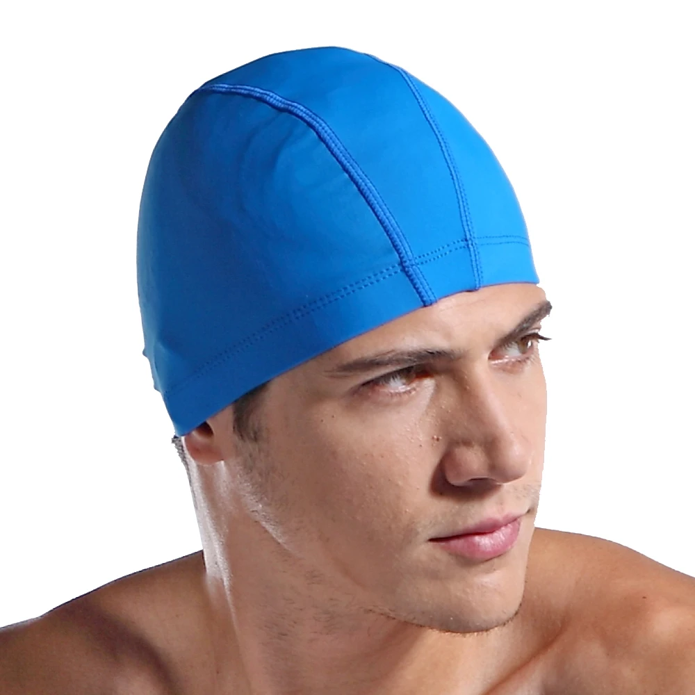 2018 mens swimming caps nylon plus 