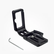 Металлическая CNC для вертикальной съемки быстрого крепления в форме буквы L кронштейн для Nikon D800 D800E D810 DSLR Arca-Swiss подходящий для Fujifilm