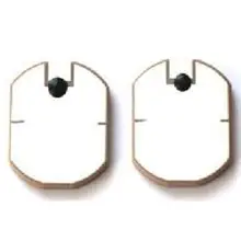 Керамика метка UHF высокая термостойкость этикетки EPC Class1Gen2(ISO18000-6C) анти-металлические метки RFID 21*7 мм