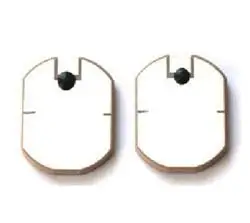 Ceramic label UHF high temperature resistant EPC Class1Gen2 (ISO18000-6C) anti-metal tags RFID 21*7mm | Безопасность и защита