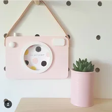 Детские милые деревянные Камера Игрушечные лошадки детская комната настенные украшения мода безопасный натуральный Игрушечные лошадки на день рождения Рождественский подарок 20x14 см