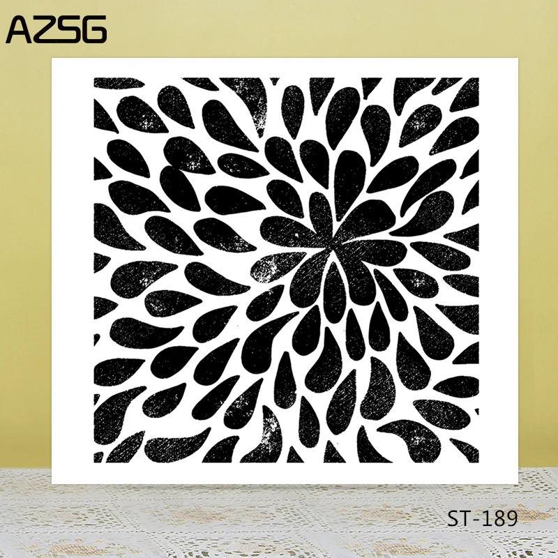 

Petal pattern Transparent Silicone Stamp for DIY Scrapbooking/Photo Album Decorative Card Making Clear Stamps Supplies