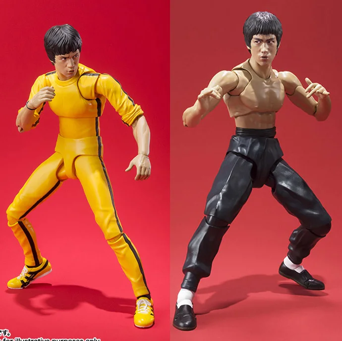Bruce Lee The Legend Gelber Overall PVC Action Figur Modell 15cm 