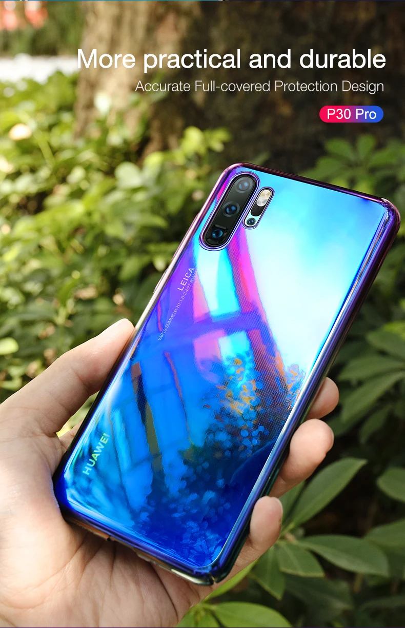 Чехол CAFELE для huawei p30 p20 pro чехол s Роскошный чехол Aurora прозрачный градиентного цвета чехол для huawei p30 p20 светильник Жесткий Чехол для ПК