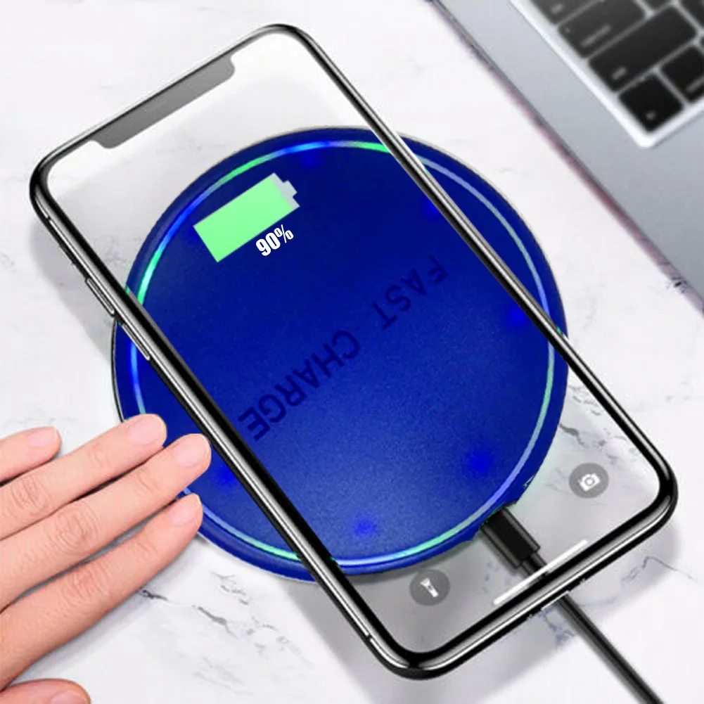 Jetjoy для Huawei P30 Pro Samsung Galaxy S9 S10 iPhone 8 XS XR Xiaomi Mi 9 MX 2S 10 Вт Qi Беспроводное зарядное
