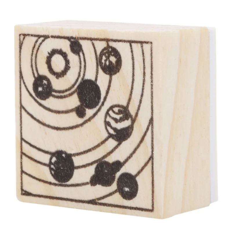 Новые богатые серии разделов коробки DIY Фотоальбом украшение карты Ремесло деревянная резиновая игрушечная печать деревянный альбом для штампов