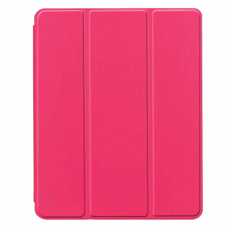 Для iPad Air 3 10,5 дюймов чехол, рамка, держатель ручки для iPad Air 3 10. 5, пробуждение сна, флип, кожаный чехол с подставкой, Fundas+ стилус - Цвет: Розовый