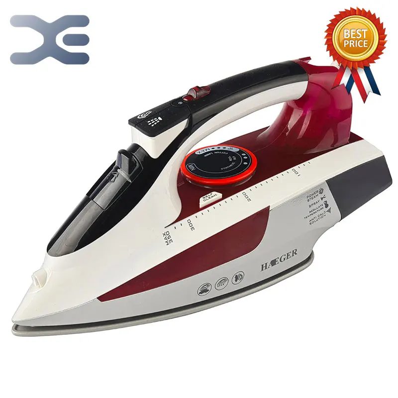 

2400W Handheld Portable Electric Steam Iron For Clothes High Quality Ceramic Soleplate HG-1222