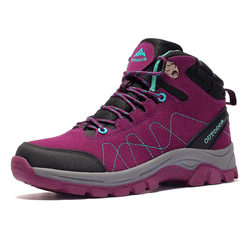 Winter Hiking Shoes Women Mountain Sneakers Outdoor Boots Female Anti Skid Sport Shoes Woman