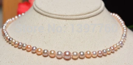 

Hot sell Noble- Miss charm Jew.48 8-9MM AAAA multi-color hard light pearl bracelet necklace sets (A0423)