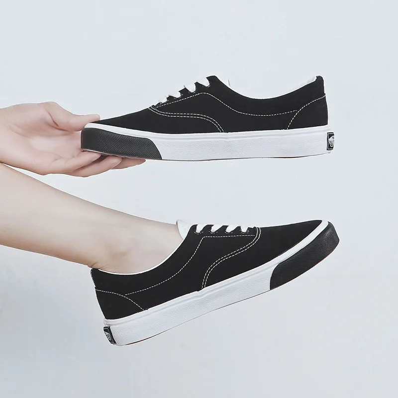 

Spring and summer casual white shoes Korean version of the new canvas shoes female students wild flat bottom shoes