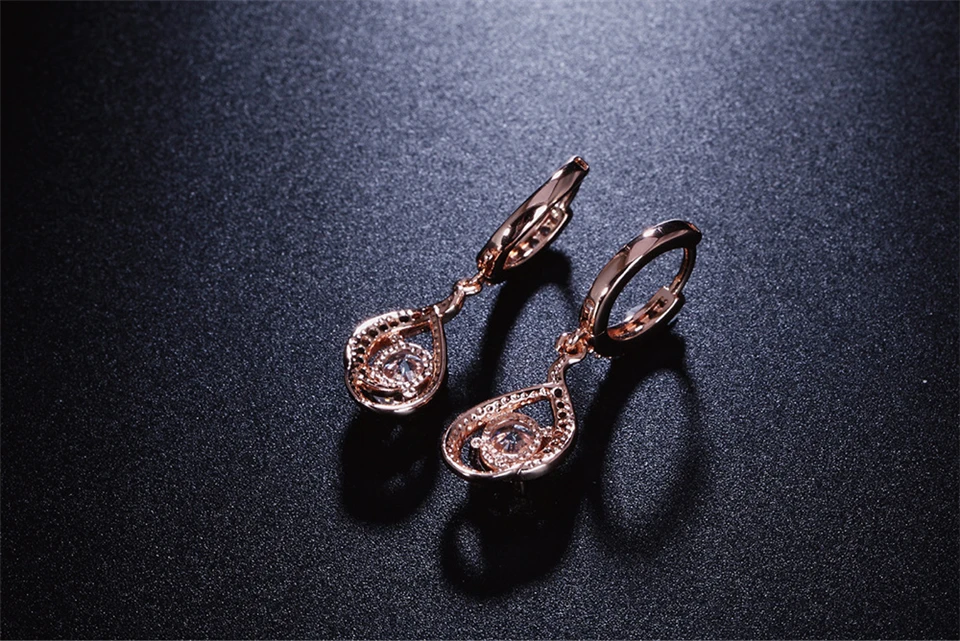 e PISSENLIT Gold Dangle Earring White Diamond Earrings Charms Women Jewelry pendientes mujer moda 2019 Hot Silver accesorios mujer