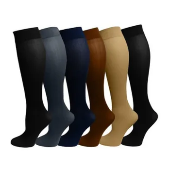 

1 Pair Men Women Pro Compression Socks Breathable Travel Activities Leg Braces Support Fit for Nurses Shin Splints Flight Travel