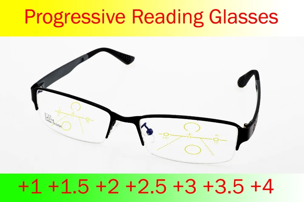 = Clara Vida для интеллекта прогрессивные Мультифокальные Hfrim очки для чтения бифокальные видеть рядом с дальним ультра светильник+ 1+ 1,5+ 2 до+ 4