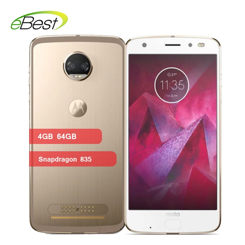 

Motorola MOTO Z2 Force XT1789-05 4G Mobile phone 5.5 inch Snapdragon 835 4GB 64GB Two 12MP rear cameras Android Smartphone