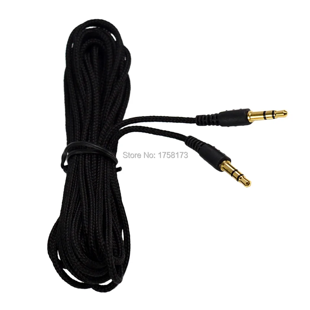 Cable Audio 3.5mm to 3.5 mm male to male extension cable aux cable 5M 5 Meters 500cm for car