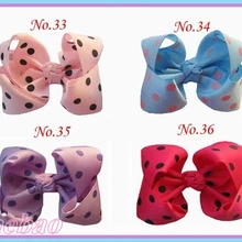 30 шт 4,5 дюймов заколки для волос ABC чип пасхальные заколки для волос перо банты для волос