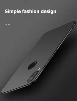 

DHL100pcs For Xiaomi Redmi Note 7 Case Hard Plastic Matte PC Ultra slim Back Phone Cover For Redmi Note 7 Shockproof