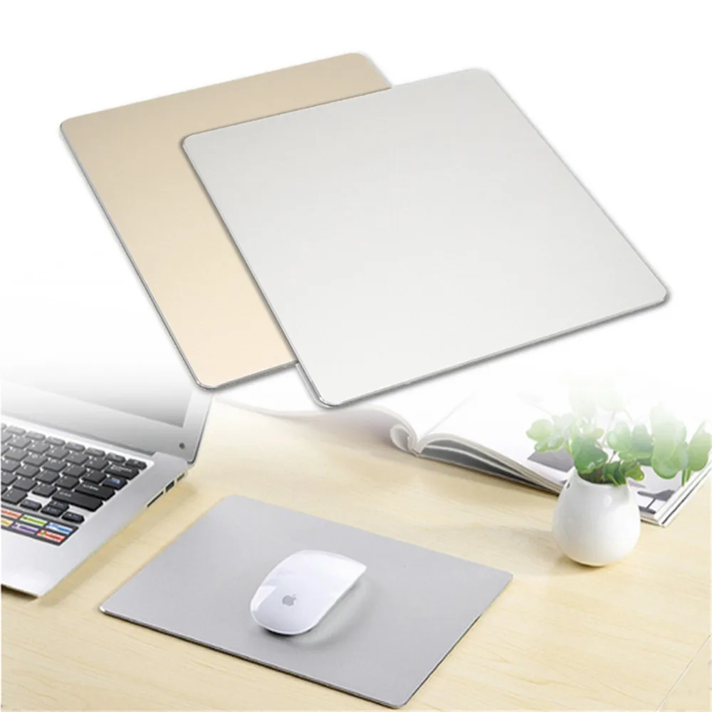 

Aluminum Alloy Non-slip Gaming Mouse Pad Mat Double Sided Accurate Control Mousepad for PC double side mouse pads 2019 new