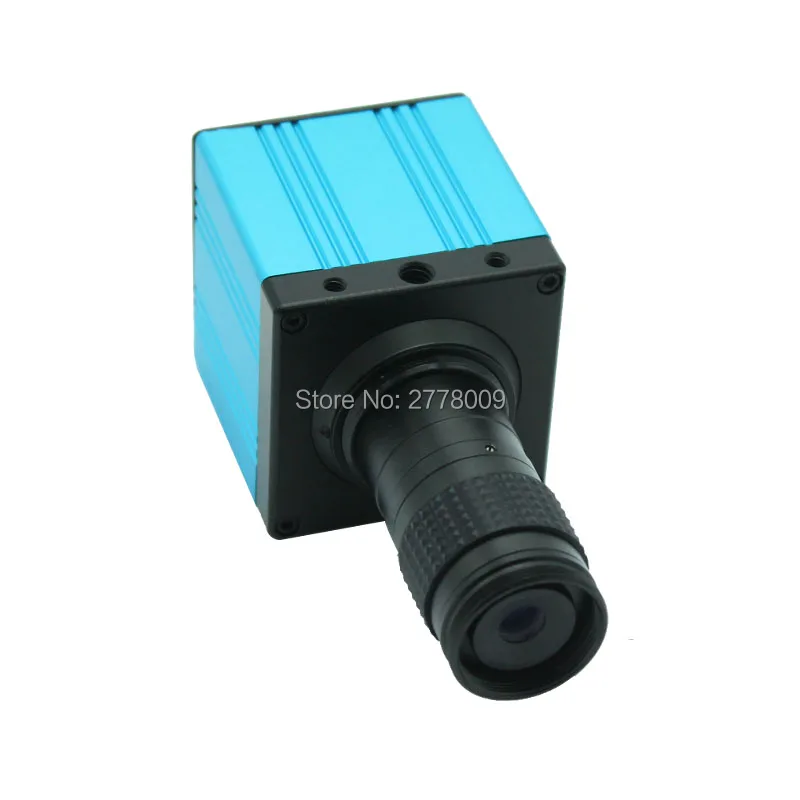 

HDMI USB Industrial Digital Microscope Camera with remote control TF card storage video+5X-100X Mini Optical C-mount Lens