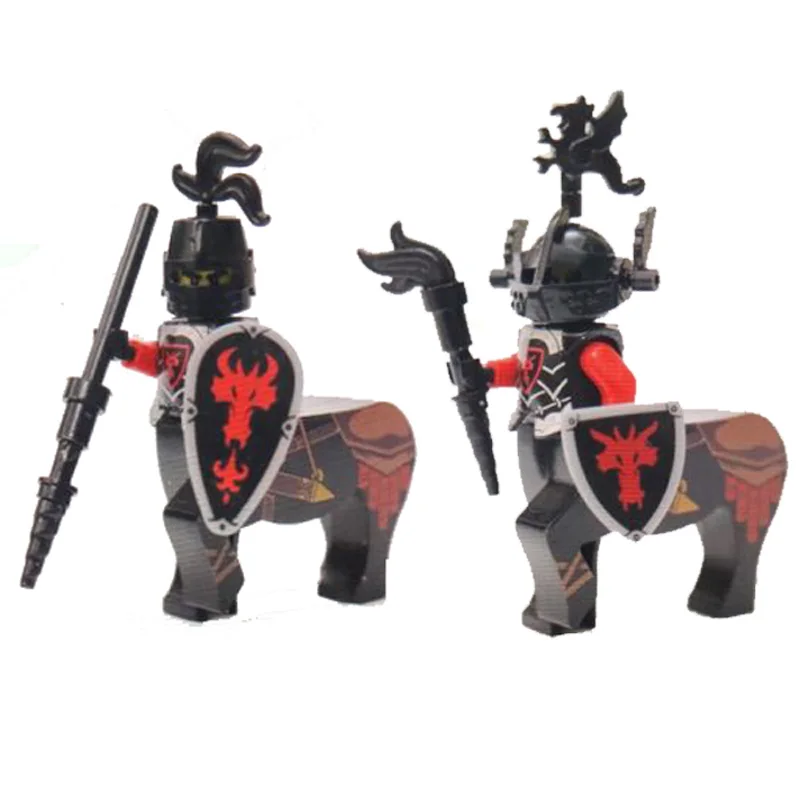 

Centaur Figure Dragon Knigts Centaur Stormer Castle Knight Brick Accessory Pack with Weapon Cavalryman Building Block