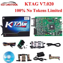 2017 последние V2.23 KTAG Инструмент программирования ECU прошивки V7.020 KTAG мастер версия с неограниченным маркер по DHL Бесплатная доставка