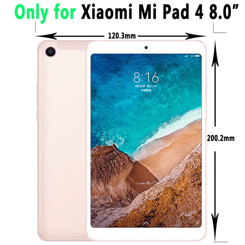 Чехол с ремешком на руку для Xiaomi mi Pad 4 mi Pad 4 8,0 TPU+ PC сверхмощный армированный гибридный прочный резиновый защитный чехол для планшета+ 3 в 1