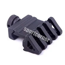 Металл 45 градусов офсетный Weaver рейка крепление быстрый релиз для фонарика прицел