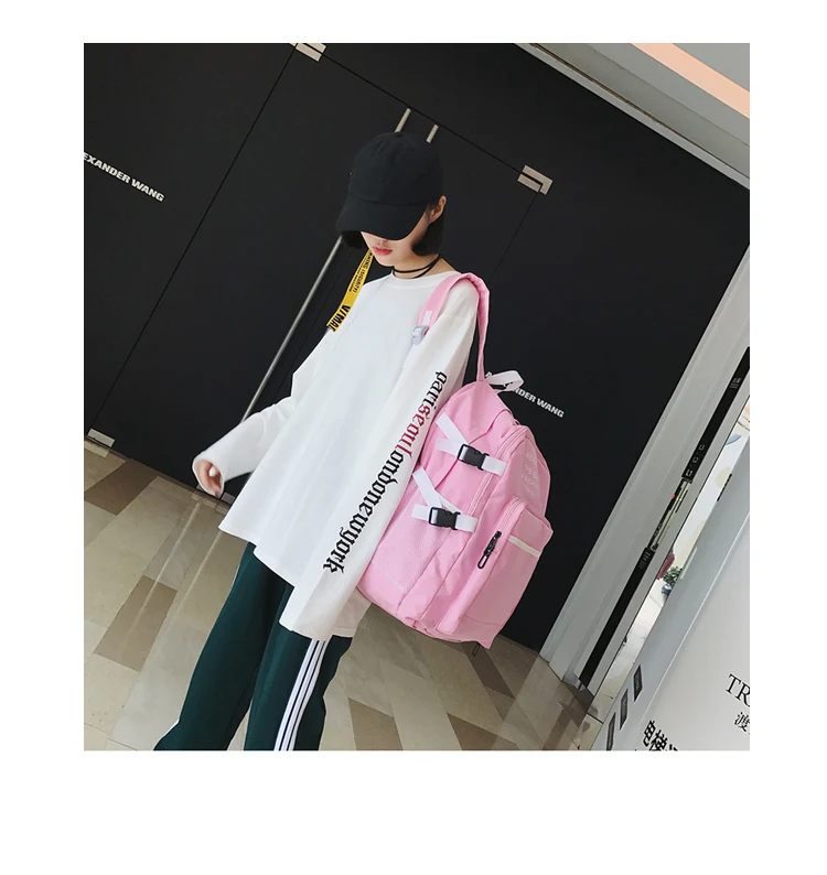 Menghuo 2PCSSet Women Backpacks Panelled Book Bags Preppy Style School Bags for Teenage Girls Composite Backpack Sets Mochila (24)