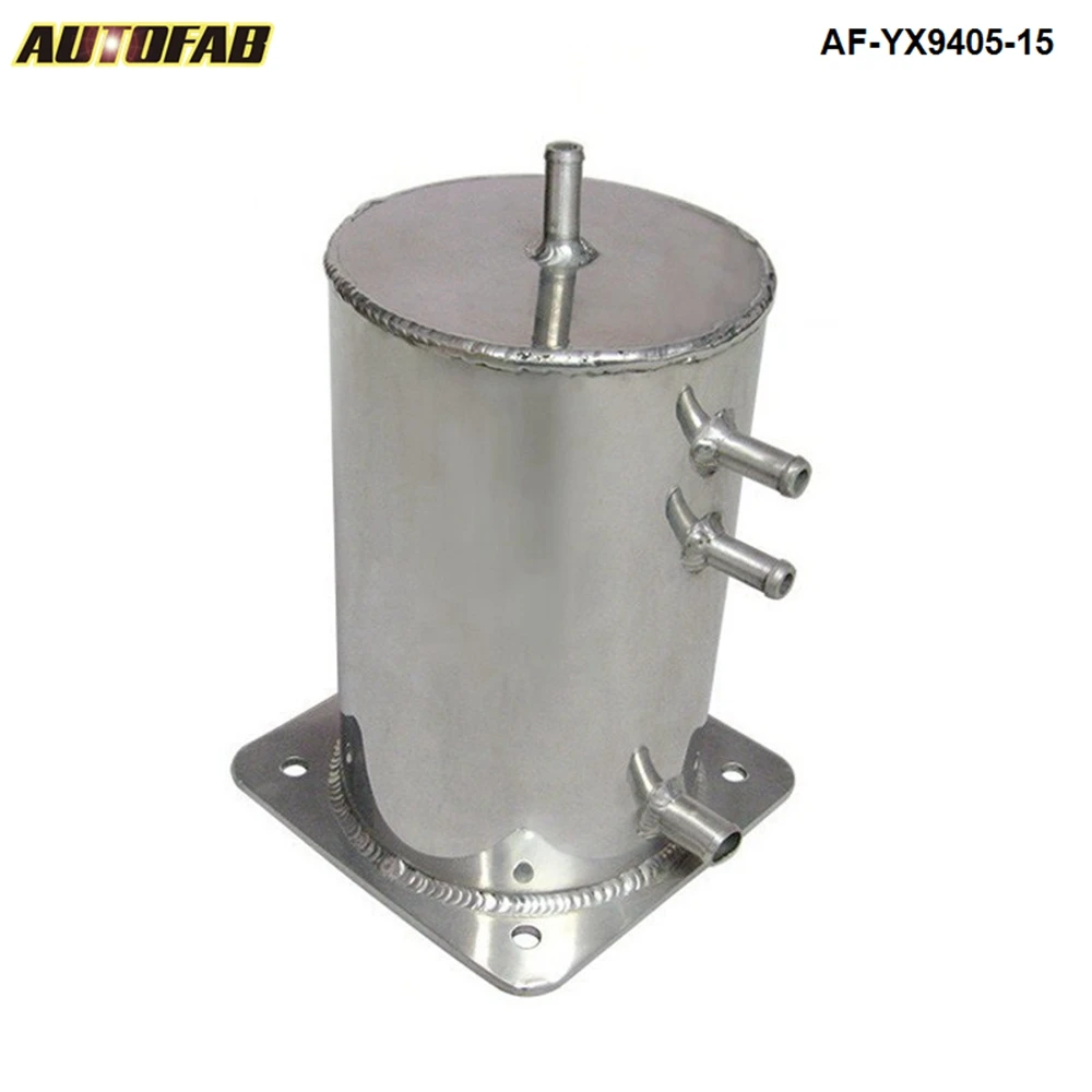 Fuel Swirl Pot Alloy 1.5 LT Fuel Surge Tank For Motorsport Race Drift