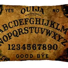 Nueva funda de almohada personalizada OUIJA para juegos de mesa, cama Vintage, 20x30, 1 lado