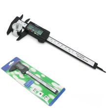 150 мм 6 дюймовый цифровой ЖК-дисплей цифровой электронный углеродное волокно Вернье микрометр измерительный инструмент