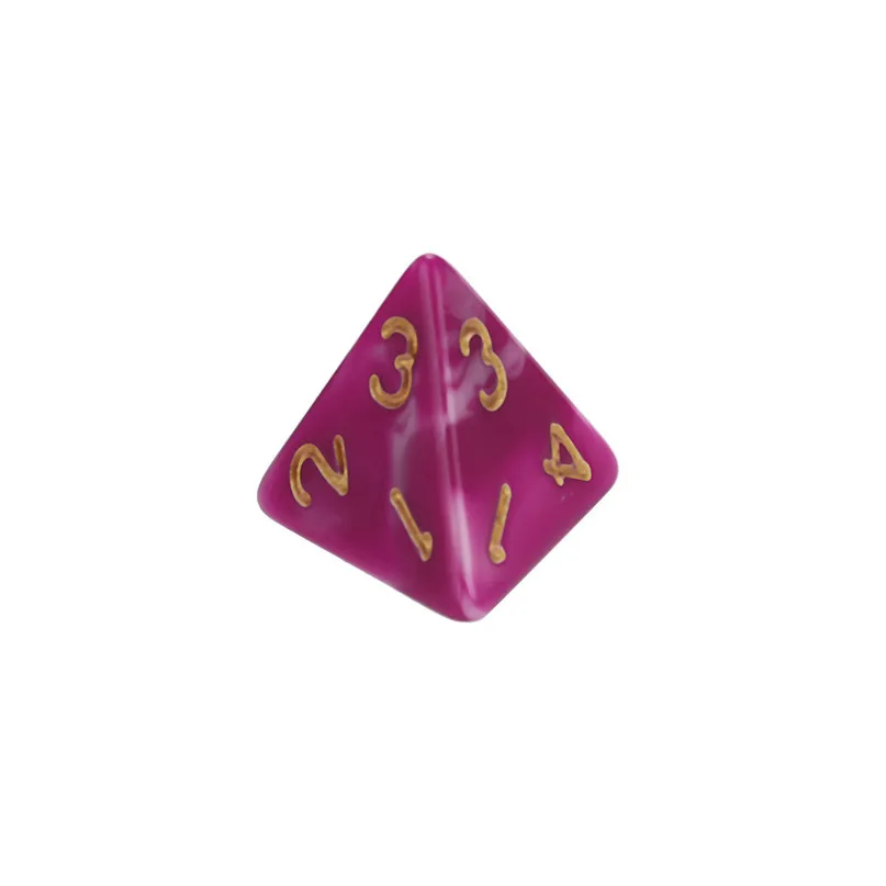 7Pcs Digital Dice Game Dungeons & Dragons Polyhedral D4-D20 Multi Sided Acrylic Dice For Young People Party Entertainment #2N22 (18)
