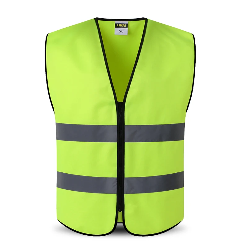 

Reflective Vest High Visibility Fluorescent Safety Vest Outdoor Clothing Running Contest Vest Light-Reflective Ventilate Vest