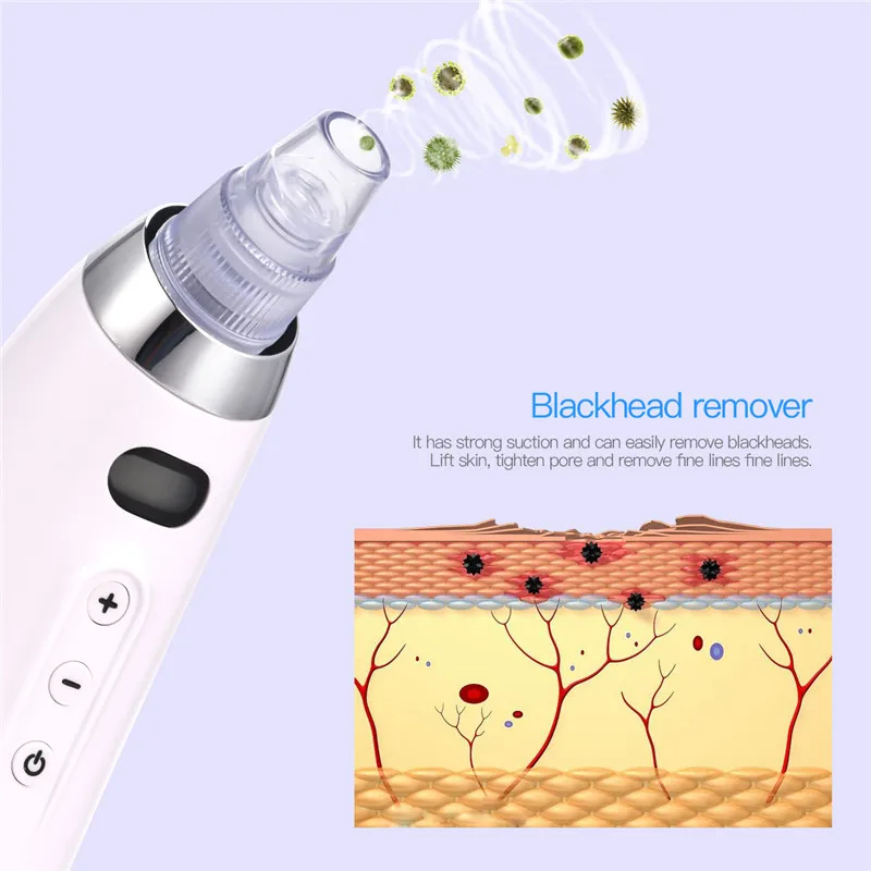 Электрический прибор для удаления акне, вакуумный экстрактор для удаления черных точек, инструмент для всасывания черных точек, очиститель пор, подтягивающий кожу лица