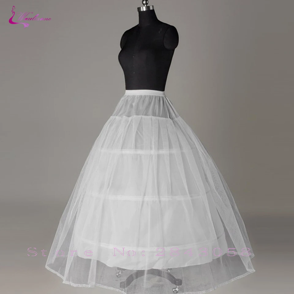 Waulizane 3 Hoop Normal Ball Gown Wedding Petticoat Bridal Hoop Crinoline Prom Underskirt Fancy Skirt Petticoats Aliexpress