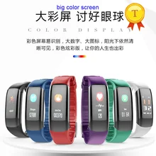 Bluetooth Давление монитор Фитнес трекер монитор сердечного ритма браслет Waterpoof старший калорий, шагомер Smart Band