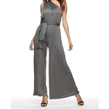 

Summer Women Sleeveless Sexy Jumpsuit Casual Various Wearing Bandage Palysuit Club Party Long Romper