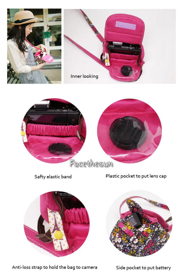 Flower camera pig bag 11