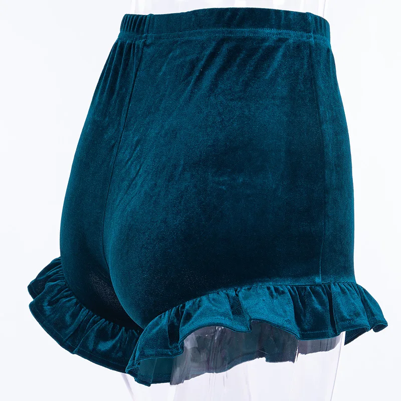 Сексуальные шорты край листа лотоса женщина Европейский Высокий пакет ягодицы Feminino полюс танец Короткие Femme дешевая одежда Китай
