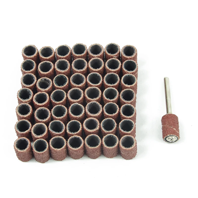  New 50pc Sanding Sleeves diameter 6.35mm Woodcarving Fits FOR Rotary Tools