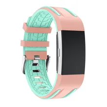 Del Новая мода Спорт Силиконовый Браслет ремешок для fitbit заряд 2 TD830 Перевозка груза падения