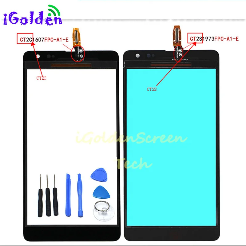 

Touch Screen For Nokia Microsoft Lumia 535 RM-1090 N535 CT2S1973 CT2C1607 2S 2C Touch Screen Digitizer Panel Sensor Front Glass