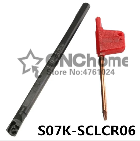S07K-SCLCR06/S07K-SCLCL06 95 градусов внутреннего точения инструменты держатель токарного