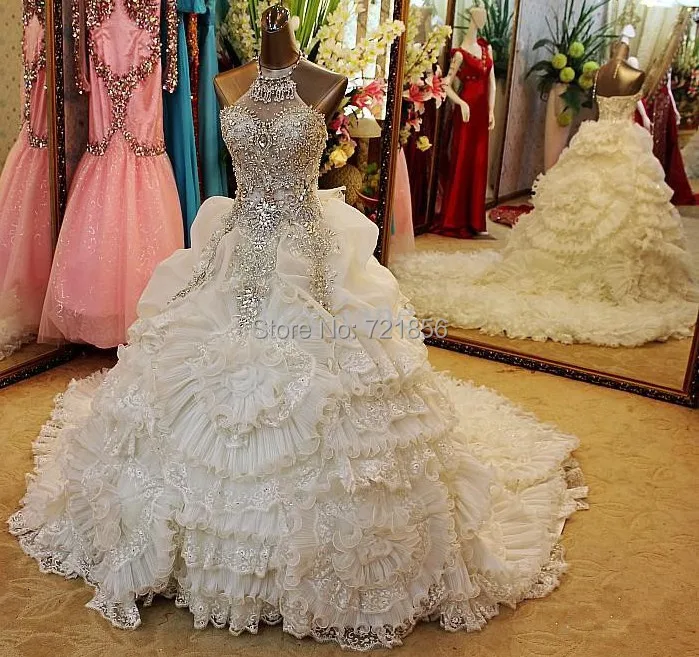 Plus Size Diamond Wedding Dress Fashion Dresses