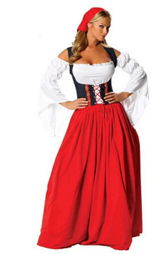 Popular Red Peasant Dress-Buy Cheap Red Peasant Dress lots from ...