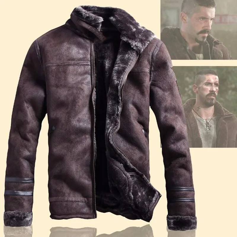 Русский стиль, зимние мужские меховые пальто из искусственного меха, толстые бархатные мужские пальто, уличная одежда, мужские кожаные куртки из искусственного меха, бархатные
