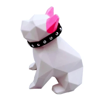 

Geometric Bulldog Dog Silicone Mold Aroma Plaster Gypsum Molds For Home Decoration Concrete Clay Crafts Candle Resin Mould R508