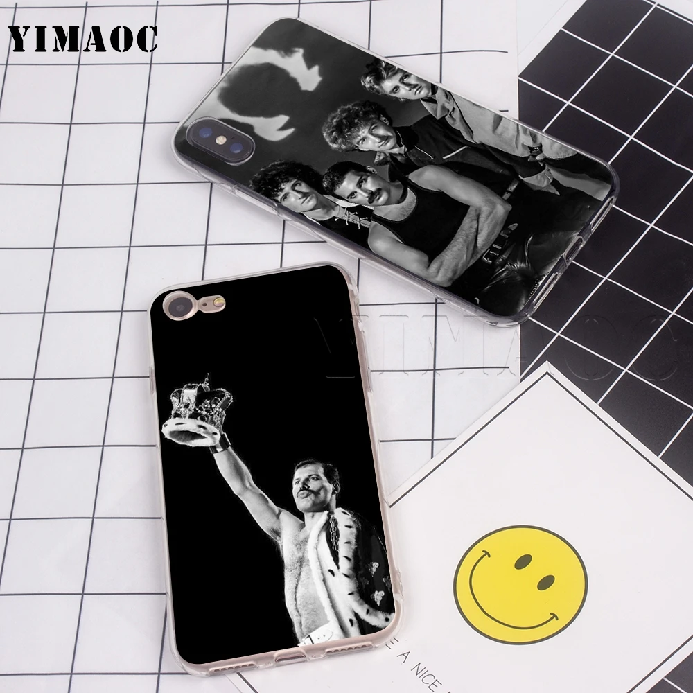 YIMAOC Queen Freddie Mercury силиконовый чехол для Samsung Galaxy S7 S8 S9 Edge Plus J3 J5 J7 A5 A6 A8 Note 8 9|Бамперы| |